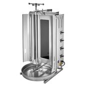 Remta SD04 4'lü Elektrikli Oval Camlı Motorsuz Döner Ocağı