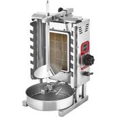 Remta Tek Radyanlı Doğalgazlı Ev Tipi Döner Ocağı 10 kg Kapasite 3,25 kW Güç Paslanmaz Çelik