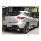 Renault Clio 4 Çift Egzoz Görünümlü Difüzör