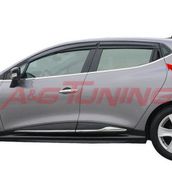 Renault Clio 4 HB Tk Paslanmaz Çelik 8 Parça Krom Cam Çıtası