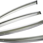 Renault Koleos 2010-2016 için Araba Rüzgar Deflektörleri, Hava Kalkanı Güneşlik Yağmur Muhafızları Oto Aksesuarları, 4 Adet Set
