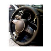Renault Megane 1 Uyumlu Dikmeli Direksiyon Kılıfı Noktalı-Soft Siyah