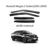 Renault Megane 2 Sedan Mügen Cam Rüzgarlığı