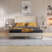 Renazzo Mobilya Ebruli Model 90x190 cm Vernikli Çam Ahşap Karyola