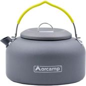 Renkli 1.4 Litre Kamp Çaydanlığı, Şık ve Kullanışlı Outdoor Içecek Hazırlama Aracı - Açık Beyaz - Gri - Seçenek 1