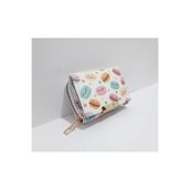 renkli çiçekler Çocuk Cüzdan 11x8x4 CM Makaron Desenli Çocuk Cüzdanı