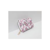 renkli çiçekler Çocuk Cüzdan 11x8x4 CM Pembe Labubu Desenli Çocuk Cüzdanı
