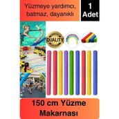 Renkli Dayanıklı Deniz Havuz Yüzme Makarnası Tatil Yüzücü Batmayan Sosis Köpüğü Yardımcı 1 Adet