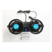 Replax 12 Volt Araç Içi Torpido Üstü Çift Fanlı Oto Vantilatör 360° Dönebilir