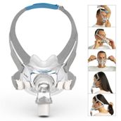 Resmed Airfit F30 Ağız Burun CPAP BPAP Maskesi