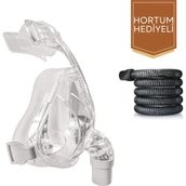 Respirox RF01 Cpap- Bpap Ağız-Burun (Ora-Nazal) Maske - Large - Şeffaf
