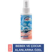 Resteril Doğal Alkolsüz Bebek Çocuk Dezenfektan Su Bazlı Hijyen Spreyi 100 ML