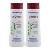 Restorex Sağlıklı Uzama Etkili Sarmaşık Özlü Saç Dökülmesine Karşı 2x500 ml Şampuan
