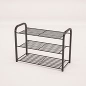 Retohome Metal 3 Katli Ayakkabilik Ve Çok Amaçli Raf 2320 Siyah