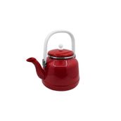 Retro Emaye Kamp Çaydanlığı Kırmızı Out-1551