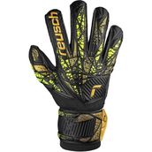 Reusch Attrakt Infinity Finger Support Kaleci Eldiveni - 9.5 - Siyah - Altın