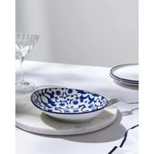 Reve Bleu Ellis Tabak - 19 cm - Mavi/Beyaz