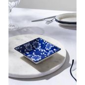 Reve Bleu Vista Kare Tabak - 12 cm - Mavi/Beyaz