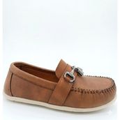 Rexba Erkek Çocuk Günlük Rock Loafer Konforlu Ayakkabı - Kahverengi - ROCK01-KAH