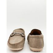 Rexba Erkek Çocuk Günlük Rock Tokalı Loafer - Makosen Konforlu Ayakkabı - ROCK02 - Bej-17