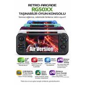 Rg50xx Retro Oyun Konsolu 2Gb Ram Rk3128 Ps1 Psp N64 Linux Sistem, Çoklu Emülatör Oyun Konsolu