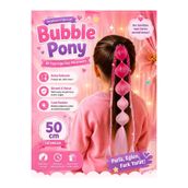 Rhea Company Balon Pembe Ombre Çiçek Boncuklu Örgülü Kız Çocuk Saç Tokası – 50 cm (1 Adet)
