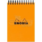Rhodia Basic Turuncu Kapak Spiralli 80 gr 80 Yaprak Kareli Bloknot