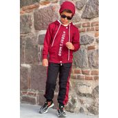 Riccotarz Today's Mood Bordo Erkek Çocuk Eşofman Takım