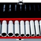Rico RC1212SD 1/2 inç 12PCS 6 Köşe Uzun Lokma Seti Takımı