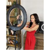 Ring Light Led Işık Halkası 21 Inç 54 Cm Profesyonel Stüdyo Işığı Ve 210 Cm Monopod Güzellik Merkezi