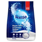 Rinso 6 kg Beyaz Sirke ve Çamaşır Sodası Beyazlar için Toz Deterjan