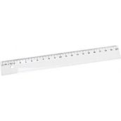 Rio 20 Cm Plastik Şeffaf Cetvel