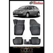 Rizline Citroen C4 2007 Model 3D Havuzlu Paspas