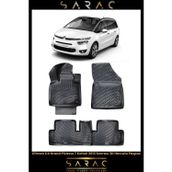 Rizline Citroen C4 Grand Picasso 7 Koltuk 2015 Model 3D Havuzlu Paspas