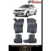 Rizline Fiat Siena 2022 Model 3D Havuzlu Paspas
