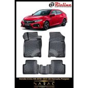 Rizline Honda Civic HB 3D 2016-2021 Havuzlu Paspas