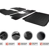 Rizline Mercedes C Seri 2007-2014 Bej 3D Paspas Bagaj Havuzu