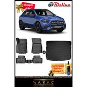Rizline Mercedes GLA H247 2021 ve Sonrası 3D Havuzlu Paspas+Üst Bagaj Havuzu Seti