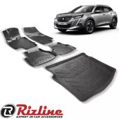 Rizline Peugeot Yeni 2008 3D 2020 Alt Bagaj Havuzu ve Havuzlu Paspas