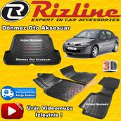 Rizline Renault Megane 2 2002-2009 3d Havuzlu Paspas