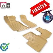 Rizline Skoda Octavia Siyah 3D Havuzlu Paspas
