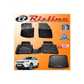 Rizline Suzuki Vitara 3D Paspas + 3D Bagaj Havuzu 2015 - 2020 Arası Siyah Set