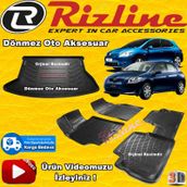 Rizline Toyota Auris 3D Havuzlu Paspas
