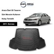 Rizline Volkswagen Jetta 2011 Sonrası Cepli Bagaj Havuzu Paspası