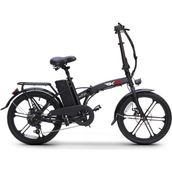 RKS MX25 Pro Mat Siyah Katlanabilir Elektrikli Bisiklet