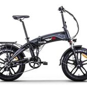 RKS RD5 20 Jant Fat Bike Siyah Katlanabilir Elektrikli Bisiklet