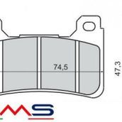 Rms Honda CBR 600 RR 2005 ve Sonrası Ön Fren Balata