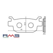 Rms Honda Forza 250 Arka Fren Balata