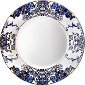 Roberto Cavalli Azulejos Mavi Beyaz Desenli Porselen Çukur Tabak 22 cm - Standart