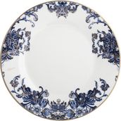 Roberto Cavalli Azulejos Mavi Beyaz Desenli Porselen Yemek Tabağı 27 cm - Standart